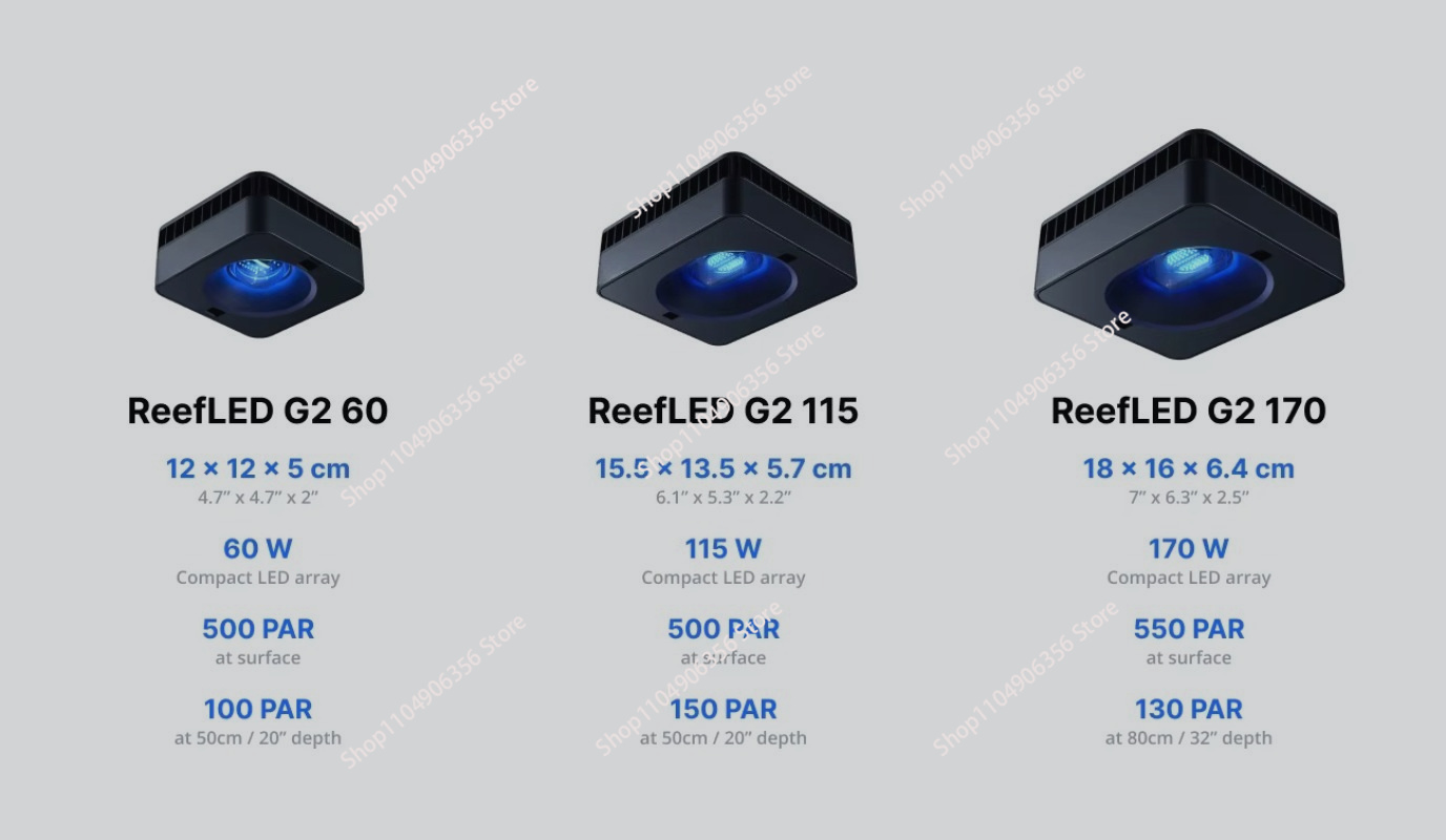 Aquarium Marine Lights - Nuova Luce LED 60W per Acquario,