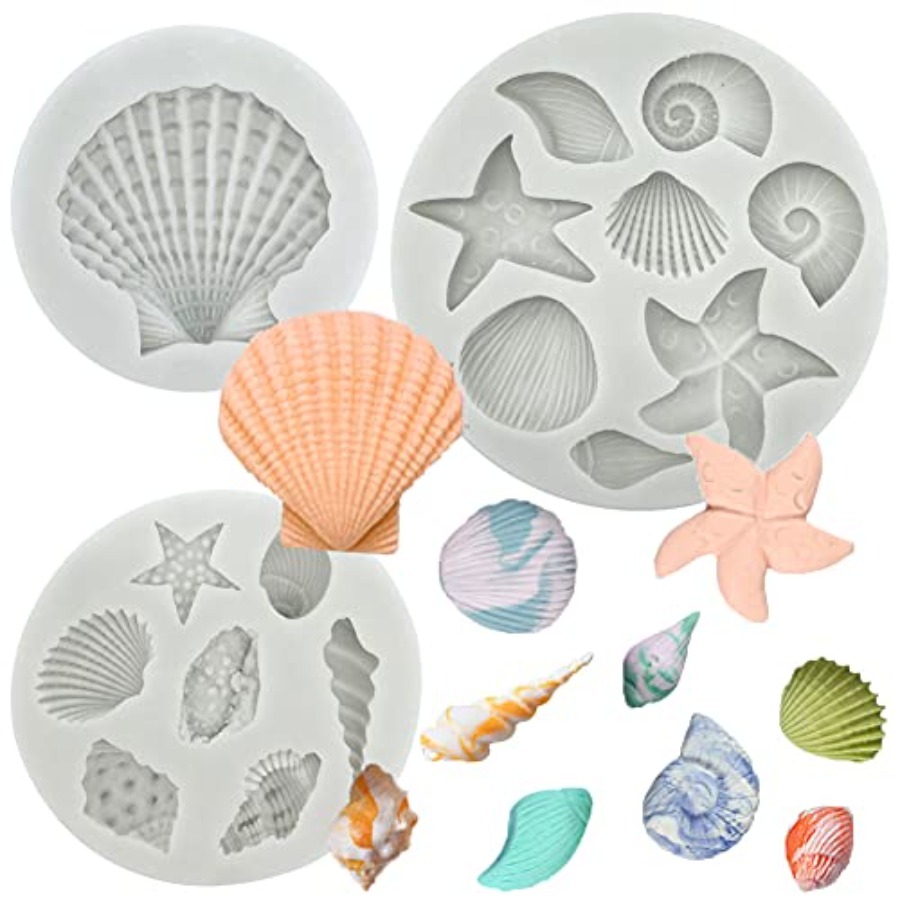 Set di 3 Stampi in Silicone a  - Marine Coral recensione e prezzo