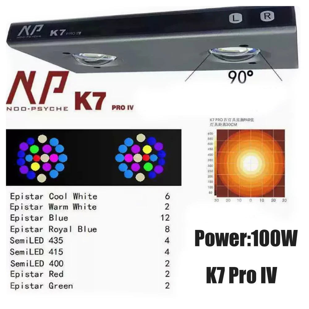 Noopsyche NP K7Pro IV 100W App - Saltwater Tank recensione e prezzo